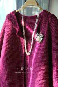 小语手工编织视频 小语妈咪手工分享----搓板针大牌长款开衫“时光荏苒”编织记录
