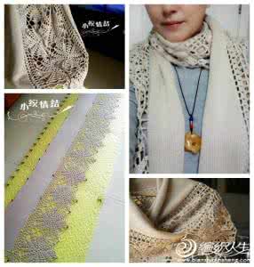 美式地面拼花 好美的一条拼花围巾（附图解教程）