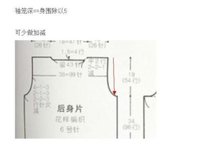 袖山收针有几种方法 棒针技巧----领 挂肩 袖山收针方法