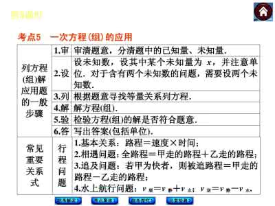 中考数学复习之常用的十种解题方法