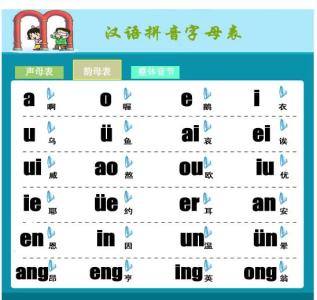 拼音字母表在线 在线有声拼音字母表