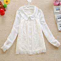 衬衫女长袖 【小兔子乖乖】长袖公主衫