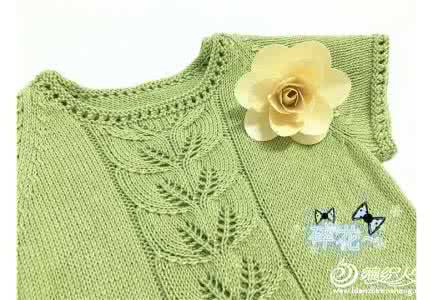 110斤160cm女孩照片 110斤160cm女孩照片 90～110cm中童毛衣  【碎花】----【绿萝】