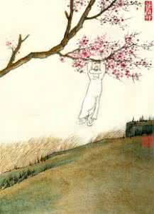 红尘陌上 独自行走 老树｜行走红尘之中，是否常生厌倦，与其跟人纠结，不如与花缠绵