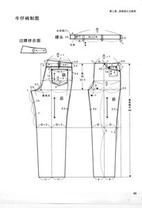 男士裤子的裁剪视频 【华子整理】男士裤子裁剪图