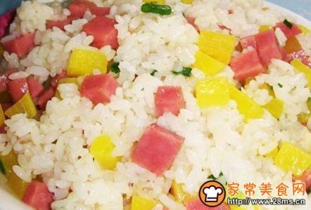 菠萝火腿炒饭的做法 菠萝火腿炒饭