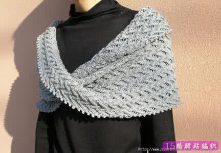 棒针披肩编织花样 很漂亮的披肩编织花样图片,有花样图解|棒针作品秀