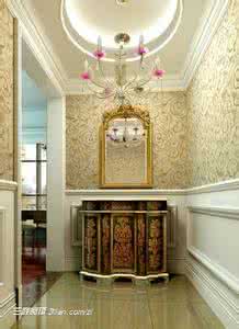 挡厕所玄关效果图 不要傻乎乎的挡了财运 玄关宝地装修有诀窍