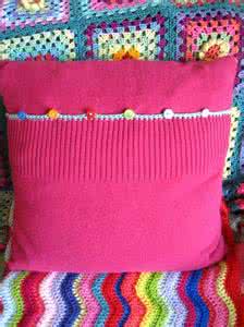 钩针编织抱枕靠垫图解 钩针：各种枕、垫