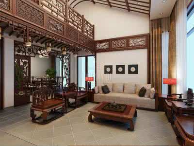 中式客厅书房茶室一体 中式客厅设计—午后的茶与书香