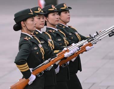 中国人民解放军仪仗队 女仪仗队 军威—中国人民解放军女子仪仗队_女仪仗队