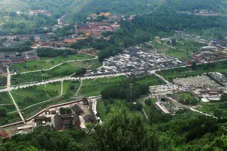 五台山台怀镇地图 五台山台怀镇