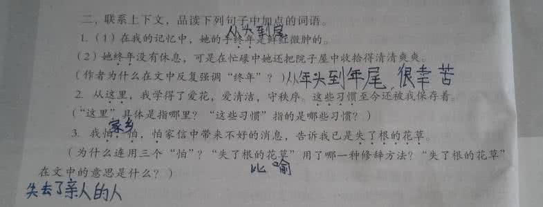 我的母亲 老舍 老舍《我的母亲》教案 4020字 投稿：阎砸砹