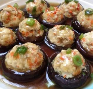豆腐肉末酿香菇 【图】豆腐肉末酿香菇