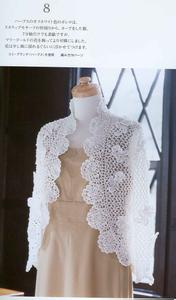 蕾丝线钩编衣服图解 Crochet lace 5----家居蕾丝饰品钩编