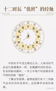 十二经脉养生 踩点养生更科学！身体“12经脉值班表”，值得贴床头照做