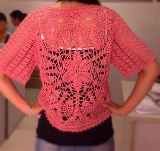 手工钩针夏衣新款 钩夏衣 简单好钩的夏衣（收藏）