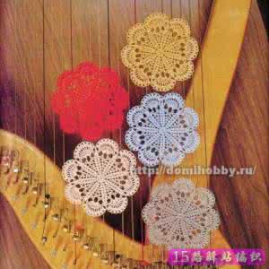 钩针编织杯垫花样图解 钩针编织一批美丽的杯垫花样图解|钩针花样图解