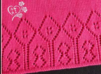 棒针模式 棒针模式----“双菱祈福”