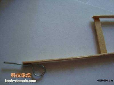 制作 橡皮筋扑翼机 橡皮筋扑翼机模型制作