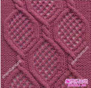 棉麻长袖短装女匕恤 【棒针】针织短装长袖--爱花样