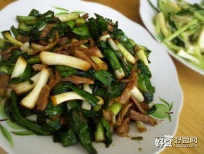 青蒜炒肉丝 青蒜炒肉 青蒜炒肉丝的做法,青蒜炒肉丝怎么做好吃,青蒜炒肉丝的家常做法