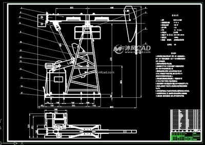 抽油机井典型示功图 抽油机典型结构什的设计与力学分析