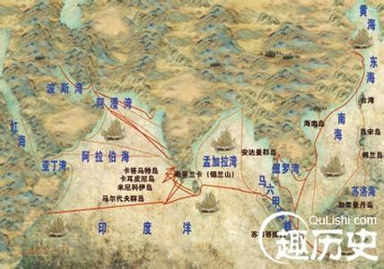 郑和下西洋经过的国家 郑和下西洋到过的国家 郑和七下西洋的时候曾征服过哪些国家?