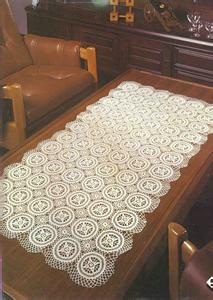 钩编台布花样 【家居钩编】靠背垫  台布  床罩