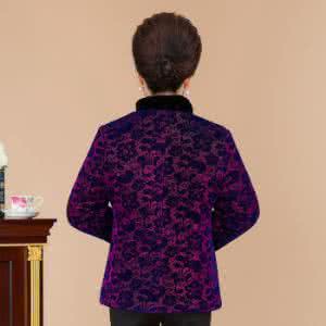 钩织与布结合女装图 女装 可爱妈妈一步步教你钩织新式唐装美衣