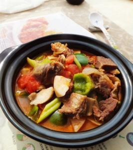 番茄白蘑菇牛肉 番茄蘑菇炖牛肉