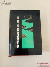 中国古代诗歌大全 《中国古代诗歌辞典》(2册全)喻朝刚等编. 四川人民出版社