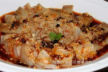 红油白肉 红油白肉的做法