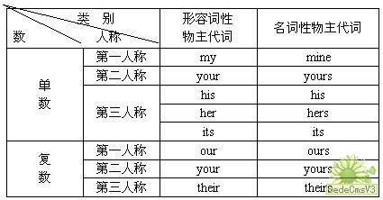 初中英语语法专项习题5-代词(附答案)