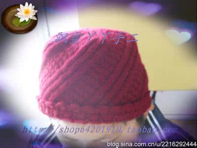 温暖你心毛线店帽子 出暖花开，美美的帽子织起来