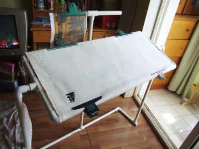 大画幅相机制作图纸 自己动手做了一个大绣架，画有图纸供MM们参照！图解上绣布全过程