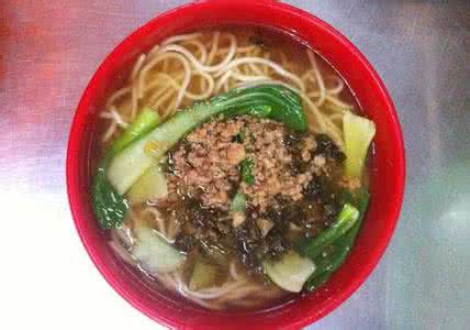 青菜肉丝面 【主妇快餐】 人气推荐——青菜肉丝面
