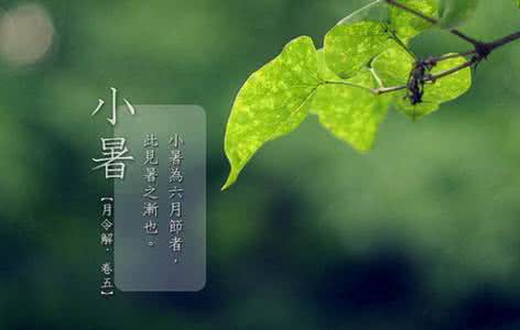 顺应时节养身体 小暑时节做好两件事可保健身体