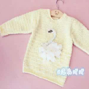 儿童毛衣贴花钩针图解 【钩针图案】可爱的毛衣贴花