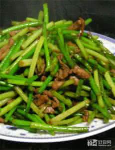蒜苔炒肉丝的做法 蒜苔炒肉丝 蒜苔炒肉丝的做法,蒜苔炒肉丝怎么做好吃,蒜苔炒肉丝的家常做法