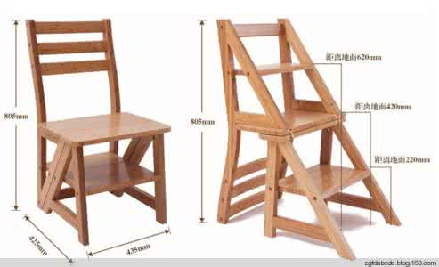 椅子梯子两用制作图 梯子椅子合二为一的制作