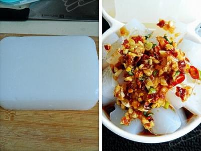 自制凉粉的做法及图解 自制豌豆凉粉的做法