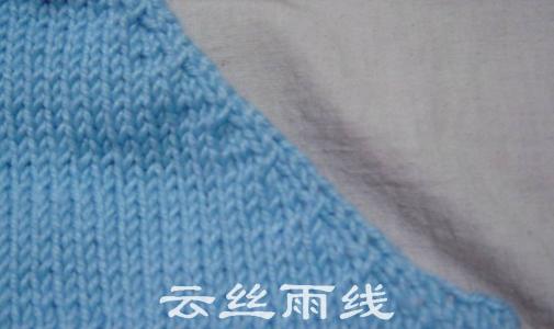 双螺纹棒针收针法图解 棒针 4收2收针法
