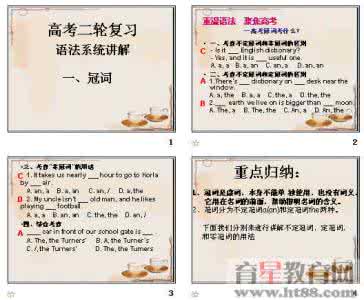 2013高考英语二轮复习-冠词练习