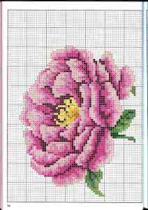 花朵十字绣图纸 十字绣----美丽的花朵