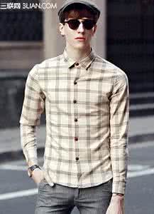 男士格子衬衫搭配 男士格子衬衫春季搭配