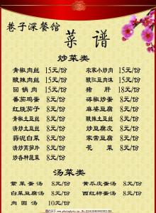 点菜界面 川菜界的谍战片，在这家店点菜你需要说出这个暗号：