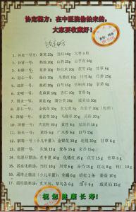 中医院常用协定处方 【协定秘方】图荐《在中医院偷拍来的，大家要收藏好！》