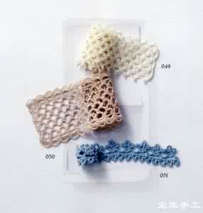钩针蕾丝花边图解 【转载】钩针：蕾丝花边带
