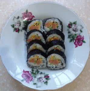 家常寿司的做法 学习最简单的蟹籽寿司怎么做